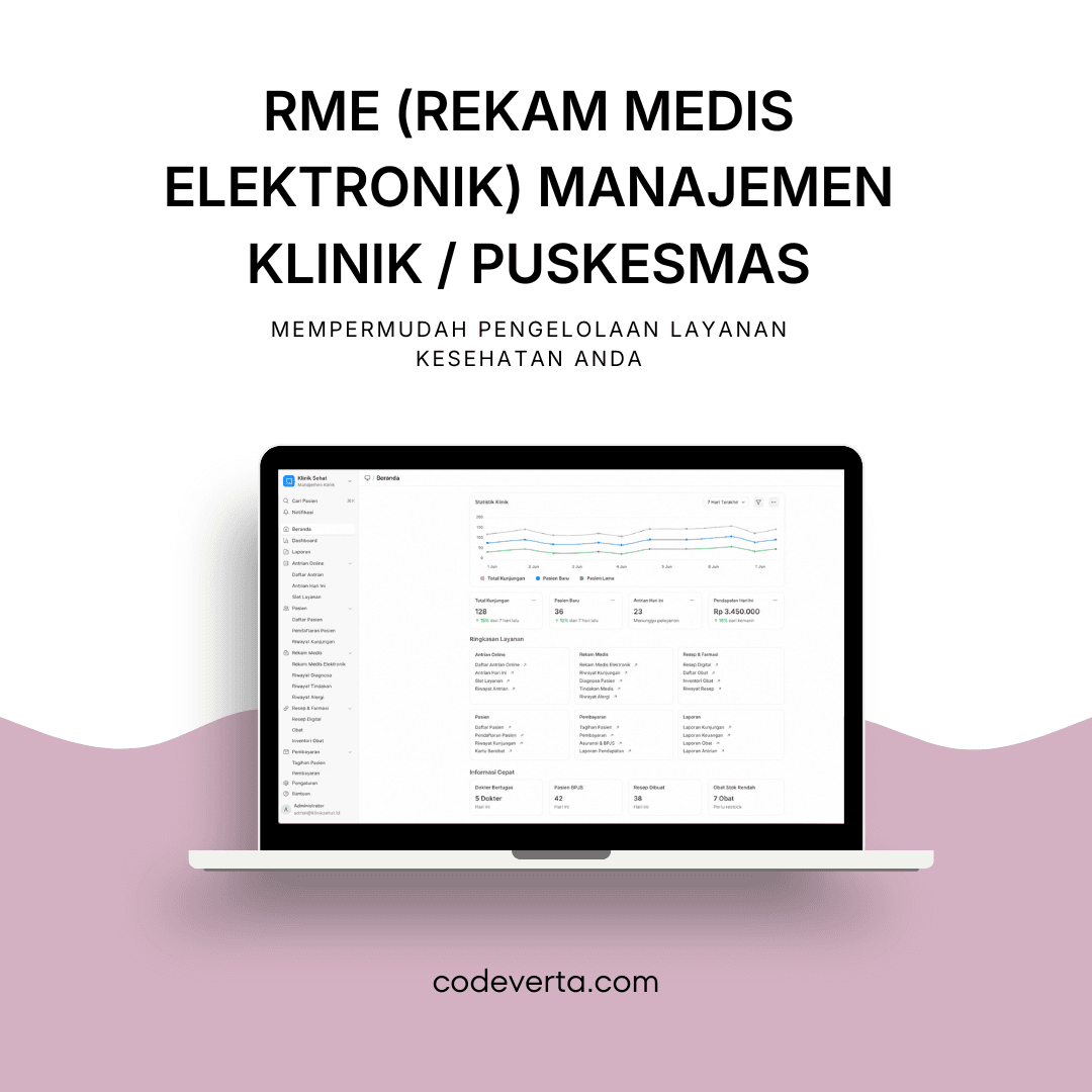 RME & Hospital Management System by Codeverta untuk bisnis Jogja